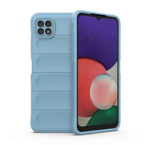 Til Samsung Galaxy A22 5G Magic Shield TPU + flanell telefonveske