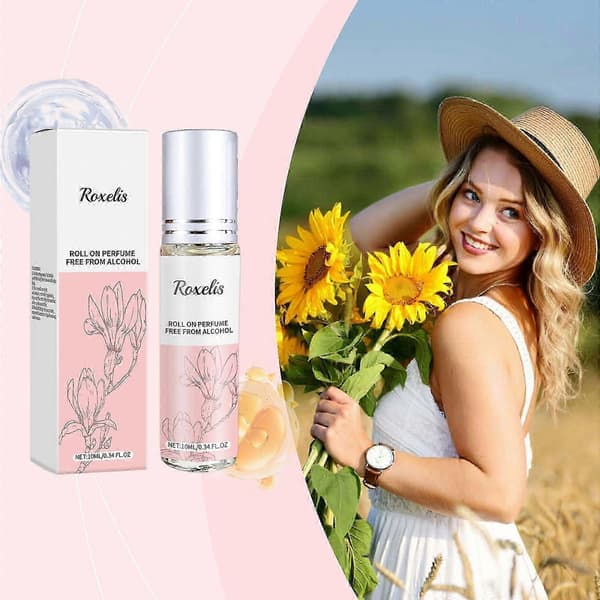Elegant Orkidé Roll-On Parfyme, Langvarig Blomsterduft, Bærbar 10ml
