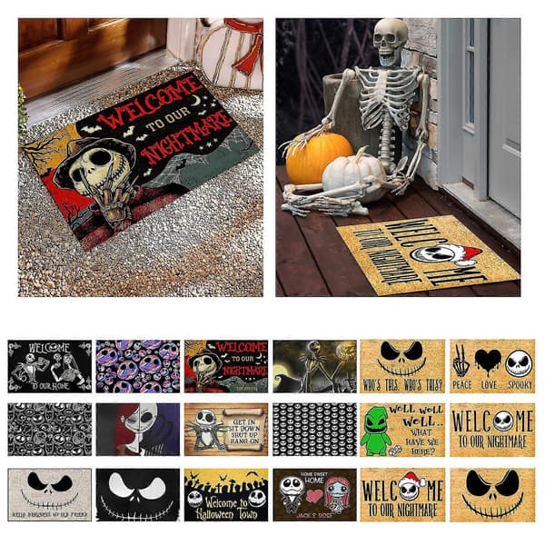 Halloween Gulvmatte Sklisikker Trykt Gulvmatte