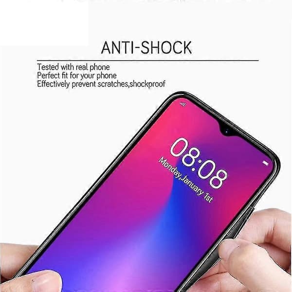 For iPhone 13 Mini Marmor Herdet Glass Bakdeksel TPU Kantdeksel (HCBL-25)