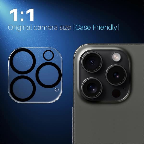Til iPhone 16 Pro kameralinsebeskyttere