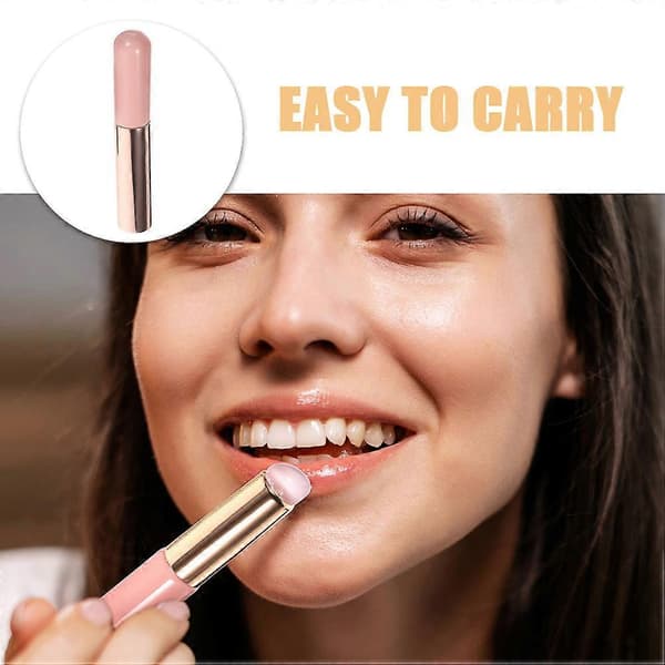 Makeup Silikone Læbebørste Læbestift Applikator 4 Stk. Pink Bærbart Sæt