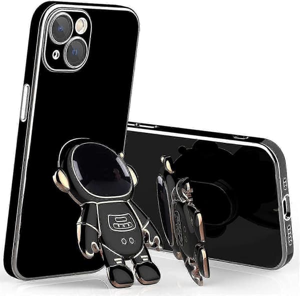 Astronaut Dold Stativfodral Kompatibelt Med Iphone 13 Pro Max/13 Pro/13, Galvaniserat TPU Skyddsfodral