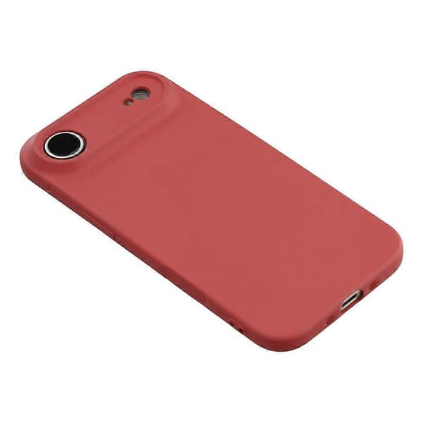 Kompatibel med iPhone 17 Air Case TPU Baksida Mjukt Anti-Scratch Fiberfoder Telefonskydd