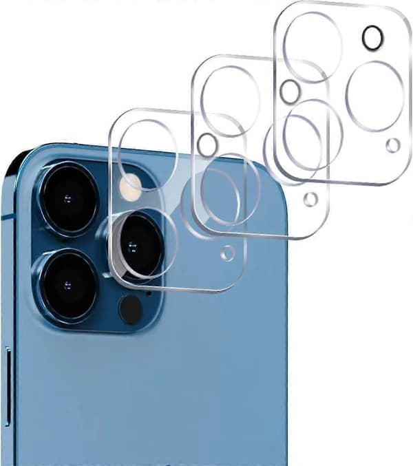 LINJOU 3-pack för iPhone 13 Pro Max & iPhone 13 Pro HD Linsskydd