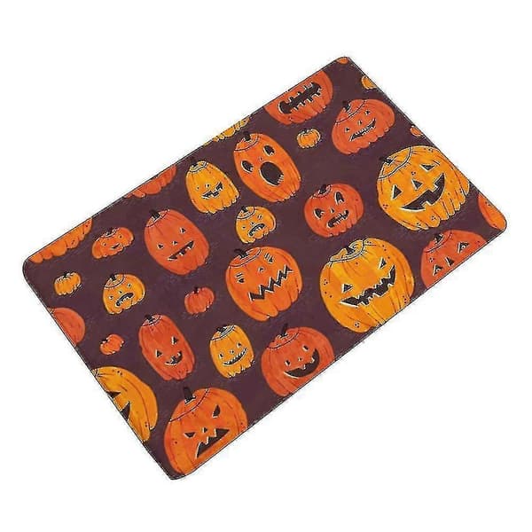 Komfortabel flanell Halloween baderomsmatte
