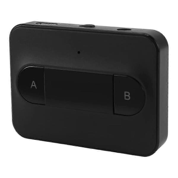 Bluetooth 5.0-senderadapter Dual Link-hovedtelefoner Hjemmelydsystem Sort