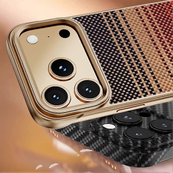 Slim Magnetic Case for iPhone 17 Pro Max/17 Pro/17 Air/17, Aramid Fiber Phone Case
