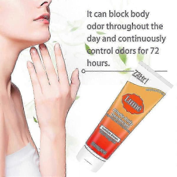 Helkroppsdeodorant Osynlig Kräm Ren Mandarin 72 timmars luktkontroll 3oz