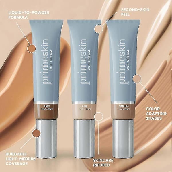 CC+ Cream - Flytande Foundation, Foundation Makeup, 1,8 fl oz/30ml
