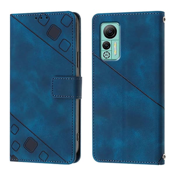 Läderfodral med präglat skinnutseende för Ulefone Note 14