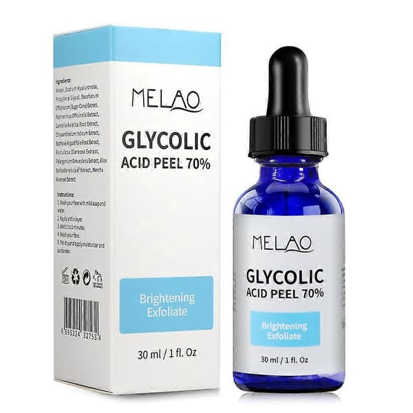 Glykolsyre Eksfoliator 70%, Ansigtspeeling der lysner din hud (1 stk)