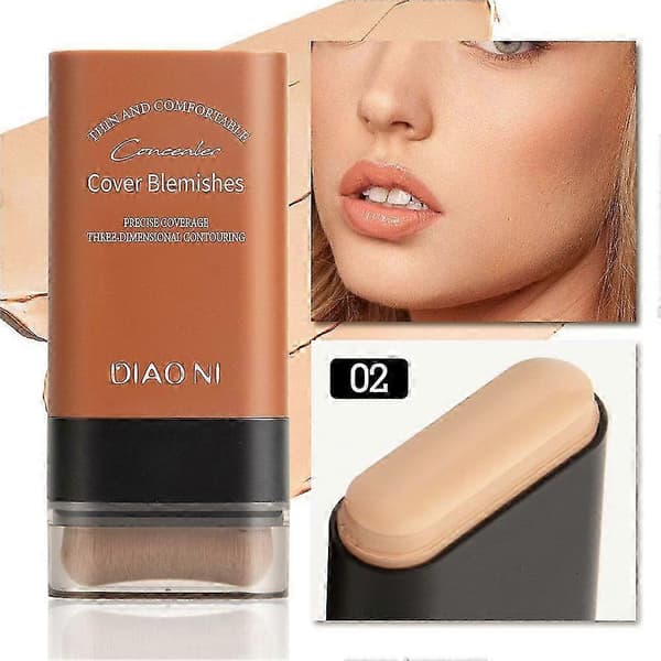 2025 Makeup Foundation Stick Naturlig dækning Dobbelt-endet Concealer