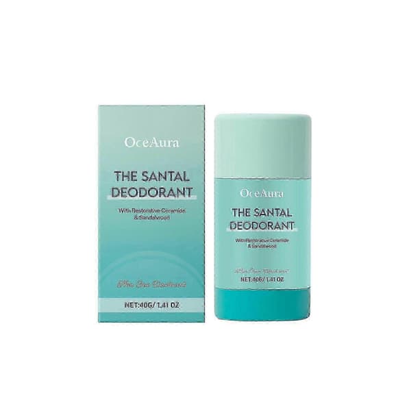 Santal Deo Hudvårdsdeodorant med Ceramider & Sandelträ - 72H Aluminiumfri Luktskydd