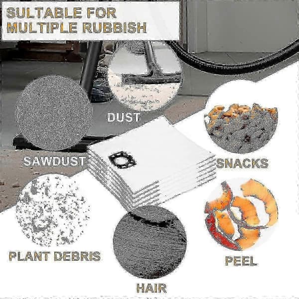 Karcher MV4 MV5 MV6 Støvsugerposer 12-pak TroveMart