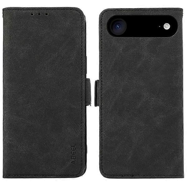 ABEEL Compatible For iPhone 17 Air Case PU Leather Folio Stand View RFID Phone Cover