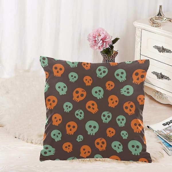 Halloween pudebetræk pyntepuder 45x45 cm