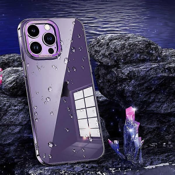 iPhone 13 metallilinssirengas kirkas PC-puhelinkotelo