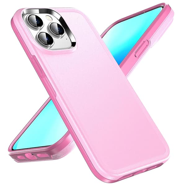 Ensfarvet telefoncover til iPhone 13 Pro Max til iPhone 13 Pro Max Pink