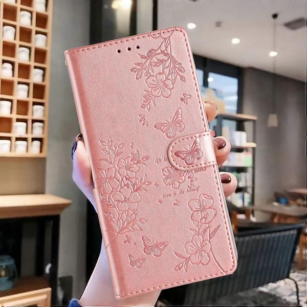 För Xiaomi Redmi Note 14 Pro 4G Telefonfodral (Roséguld)