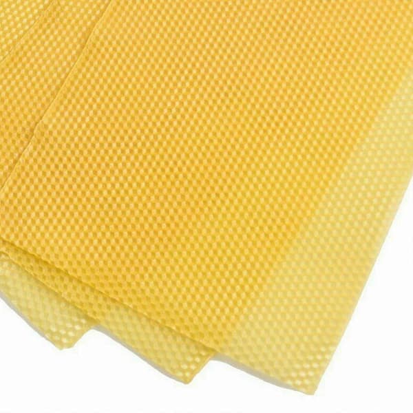 30 stk Bivoks Foundation Bee Hive Voks Rammer Birøkt Honeycomb Ark Gul