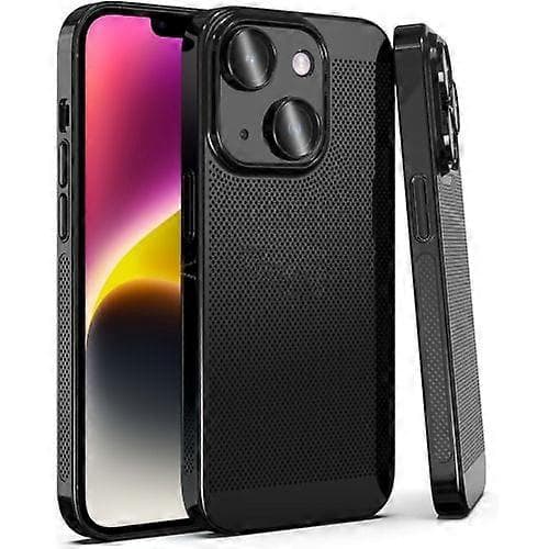 For iPhone 15 Fine Mesh Cooling Phone Case