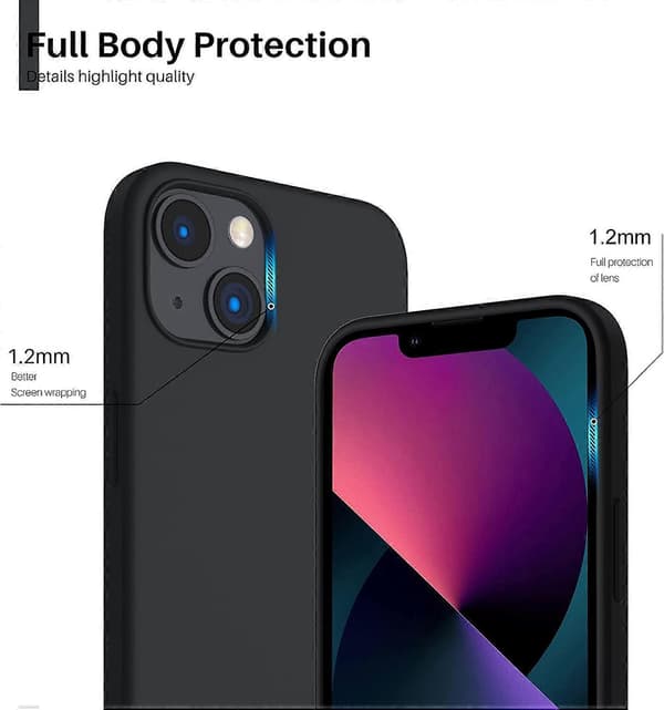 Kompatibel med iPhone 13 Cover 6.1, med MagSafe-Blake