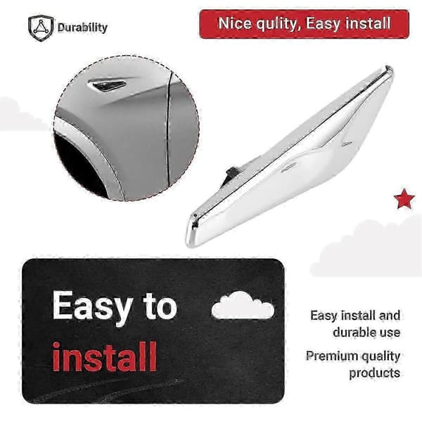 Retningslyshettedeksel for X3 X4 F25 F26 2013-2017 frontsidebekledning