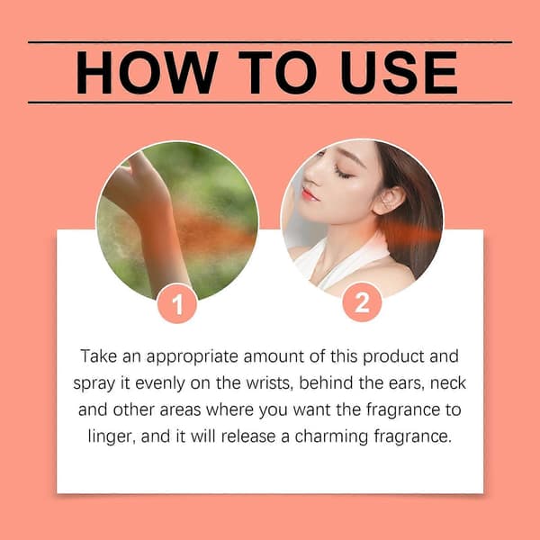 Unisex Let Parfume, Langvarig Patchouli & Lavendel Duft, 50 ml Nem Spray