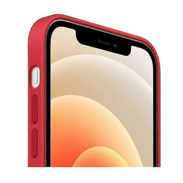 2025 iPhone 12 och iPhone 12 Pro Silikonskal med MagSafe - (Product) RED
