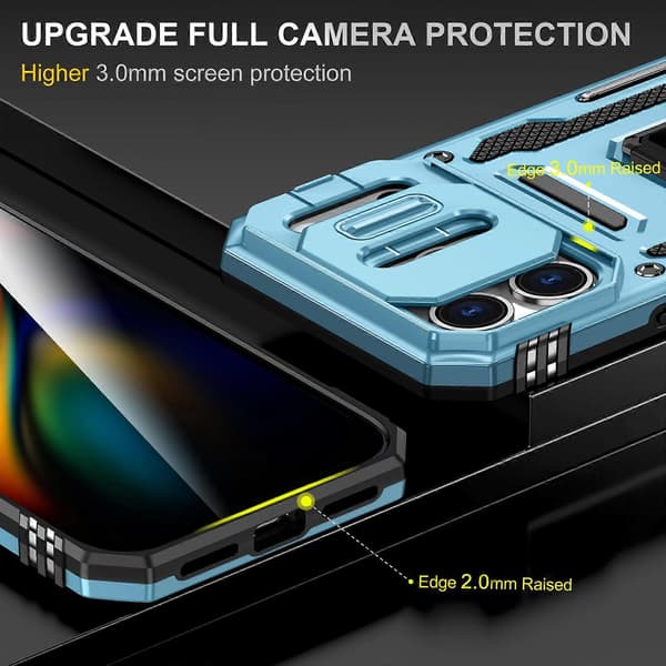 Armor PC + TPU -kamerasuojakuori (iPhone 17 Prolle)