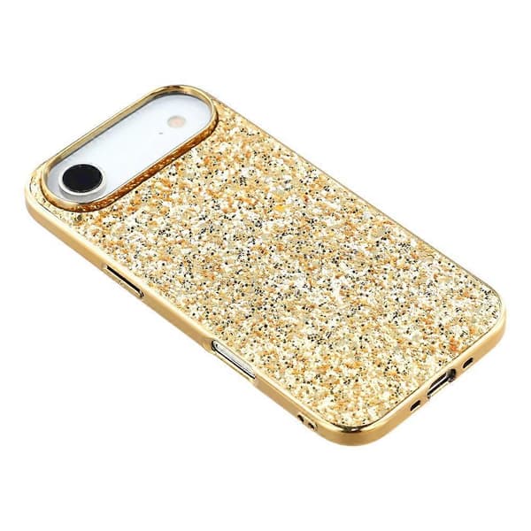 Kompatibel med iPhone 17 Air Case TPU + PC Glitrende Glitter Telefon Bakdeksel