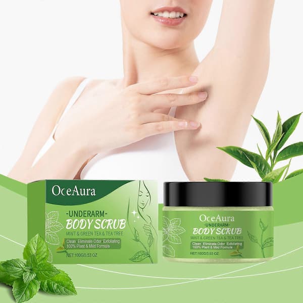 2025 Seneste Model Grøn Te Underarm Detox Scrub Eksfolierende Studerende Mænd Og
