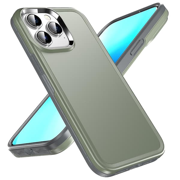 Ensfarvet telefoncover til iPhone 13 Pro Max til iPhone 13 Pro Max grå