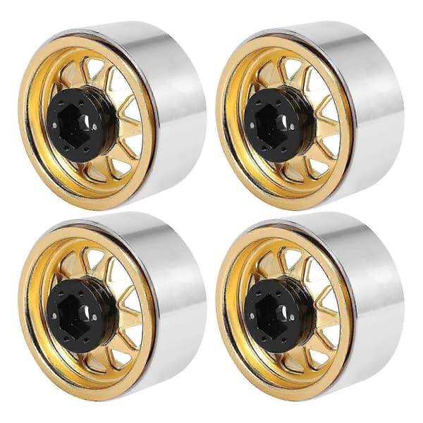 4 kpl 1.9 Beadlock-pyörännavan vanne 110 RC-telaketjuun Axial SCX10