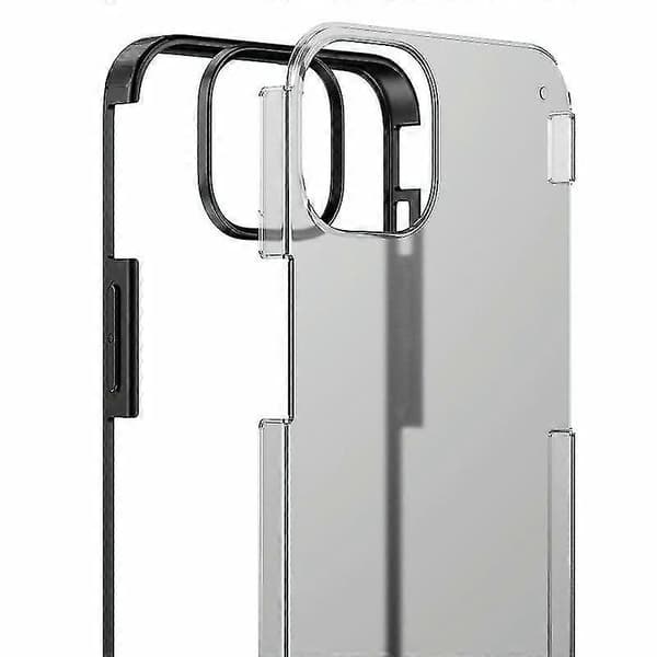 För iPhone 14 Armor Frostat Telefonfodral (svart)