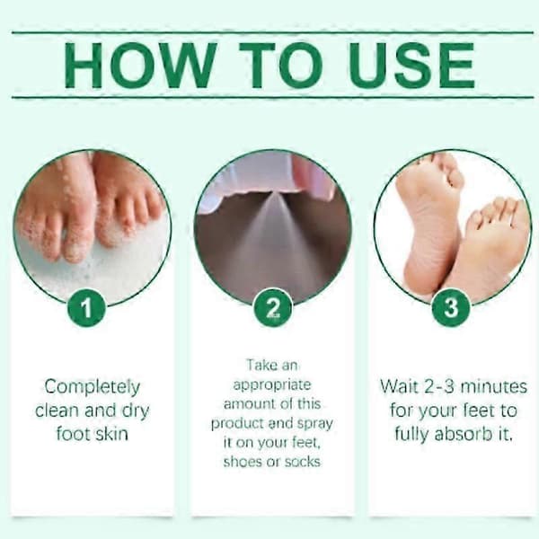 Forfriskende Tea Tree Fotdesinfeksjonsspray 3 stk for luktkontroll og hygiene