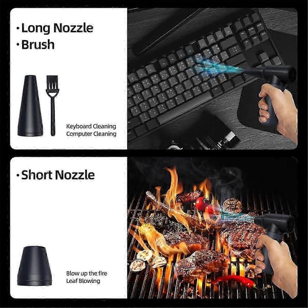 Portable Electric Air Duster, for Car Drying, Keyboard and Computer Cleaning