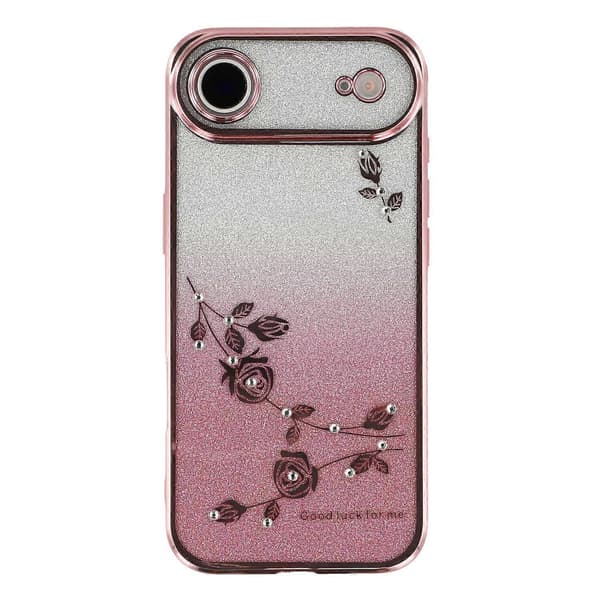 KADEM For iPhone 17 Air Deksel Blomst TPU Fleksibelt Gradient Telefondeksel