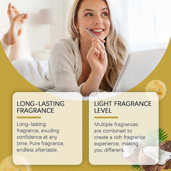 Dame Charmerende Parfume, Frisk Blomster Langvarig Duft for Elegance & Selvtillid