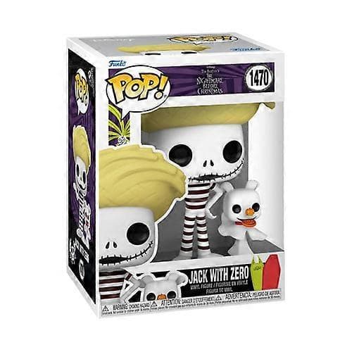 Funko The Nightmare Before Christmas Jack ja Zero Pop! -vinyylihahmo