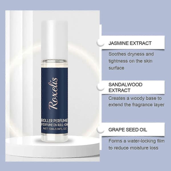 Sjarmerende Rollerball Parfyme, Unik Søt Mild Romantisk Langvarig Aroma