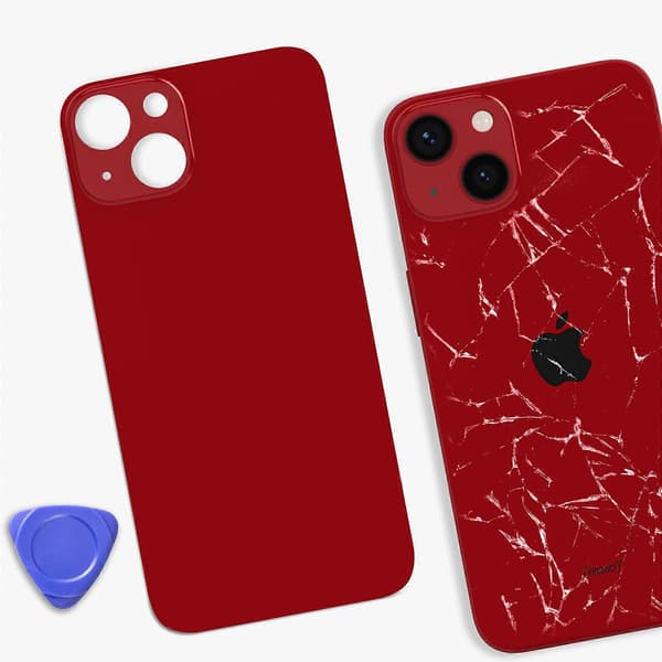 Replacement Back Glass for iPhone 13, Red