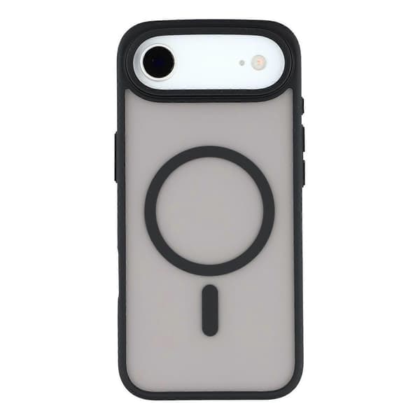 For iPhone 17 Air-deksel kompatibelt med MagSafe TPU PC gummiert finish telefondeksel