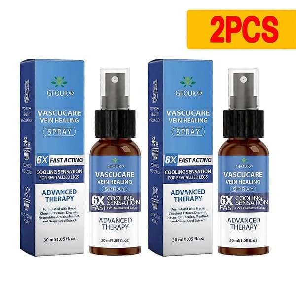 GFOUK Premium Åderbråck Massage Spray Lugnande Åderbråck Massage Spray för Bensmärta - 30ML (2ST)