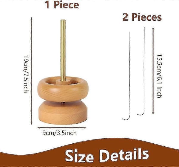 Perlespinner til smykkefremstilling Træ DIY perleskålspinnerholder
