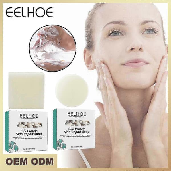 3 stk. Eelhoe Silkeproteinmaskesåpe -3426039736449