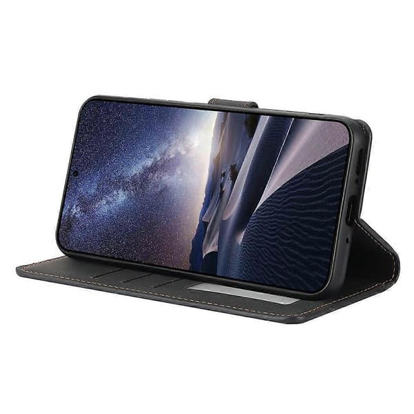 Kompatibel med iPhone 17 Air Case PU Læder Telefoncover med Pungstativ