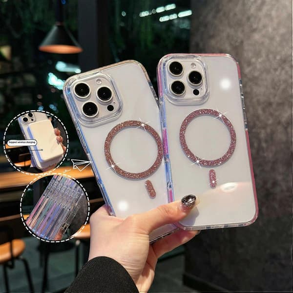 Kompatibel med iPhone 16 Pro telefondeksel
