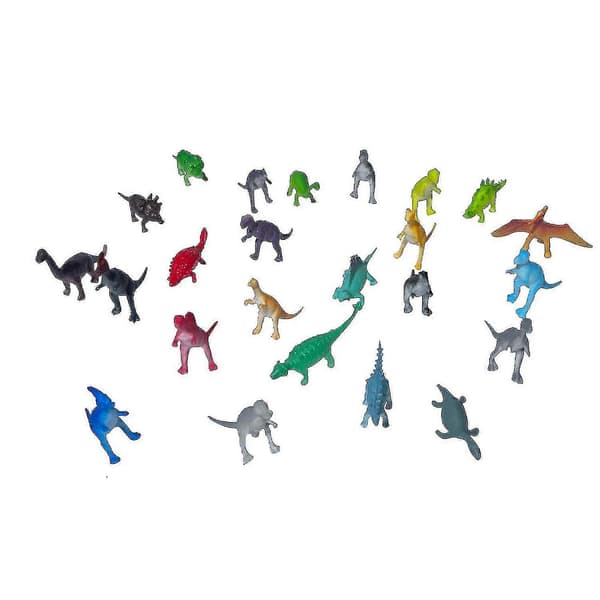 Dinosaur-julekalender 24 dagers nedtelling barnas TPR mini dinosaur lekesett